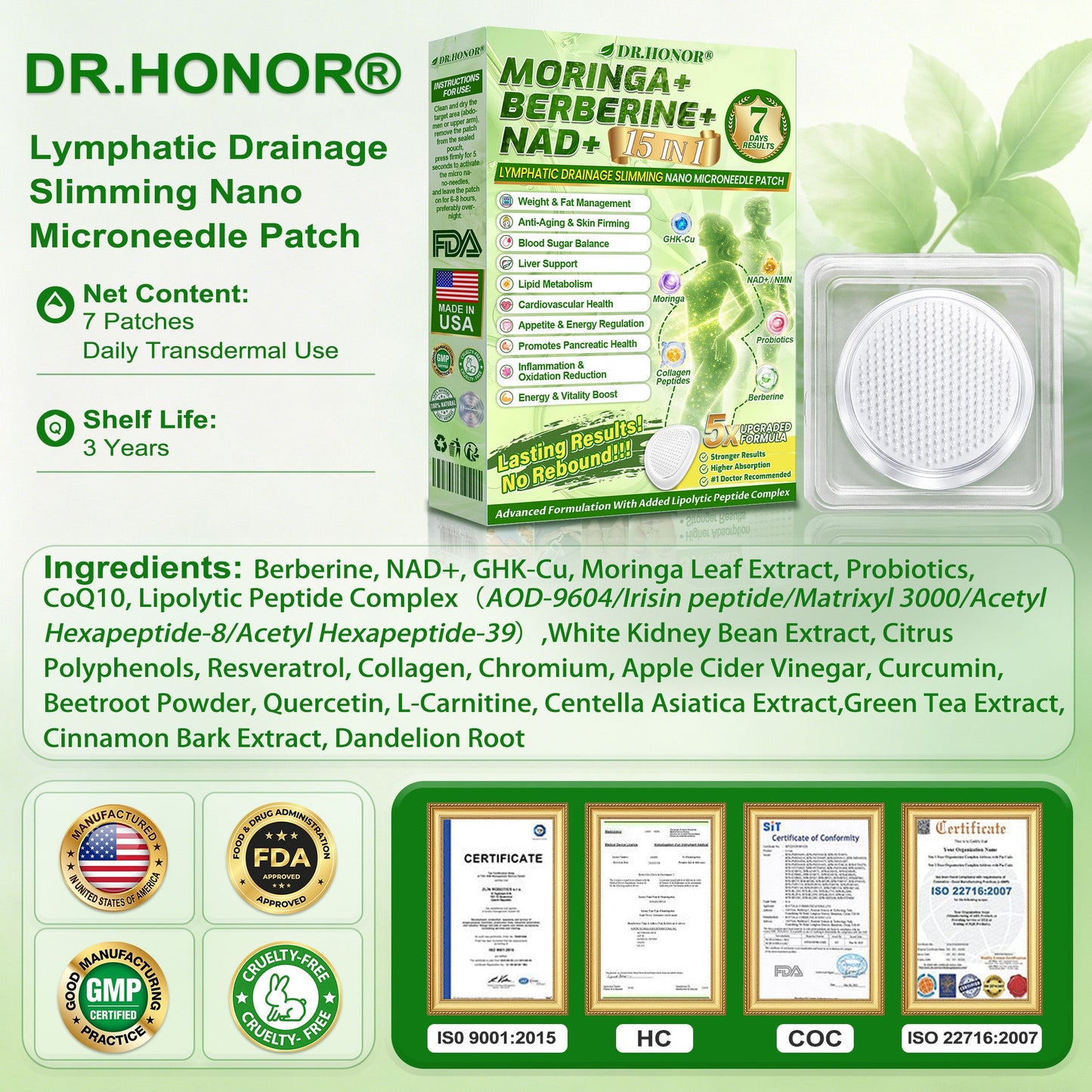 𝟖𝟎% 𝐎𝐅𝐅 | 𝐃𝐑.𝐇𝐎𝐍𝐎𝐑® 𝐒𝐥𝐢𝐦𝐦𝐢𝐧𝐠 𝐌𝐢𝐜𝐫𝐨𝐧𝐞𝐞𝐝𝐥𝐞 𝐏𝐚𝐭𝐜𝐡 | 𝐎𝐧𝐜𝐞 𝐃𝐚𝐢𝐥𝐲 · 𝟕-𝐃𝐚𝐲 𝐕𝐢𝐬𝐢𝐛𝐥𝐞 𝐂𝐡𝐚𝐧𝐠𝐞𝐬