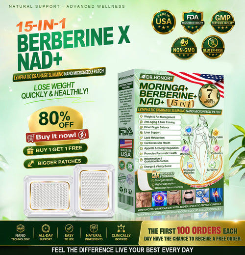 DR.HONOR® Slimming Patch | Daily · 7-Day Visible Results | Berberine + Moringa ✅ Body & Metabolism Support